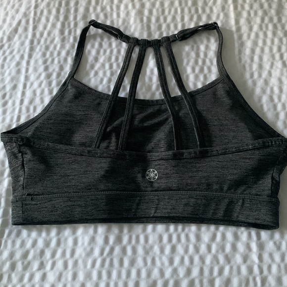 Gaiam Sports Bra Gray Pink Prism - Picture 2 of 4